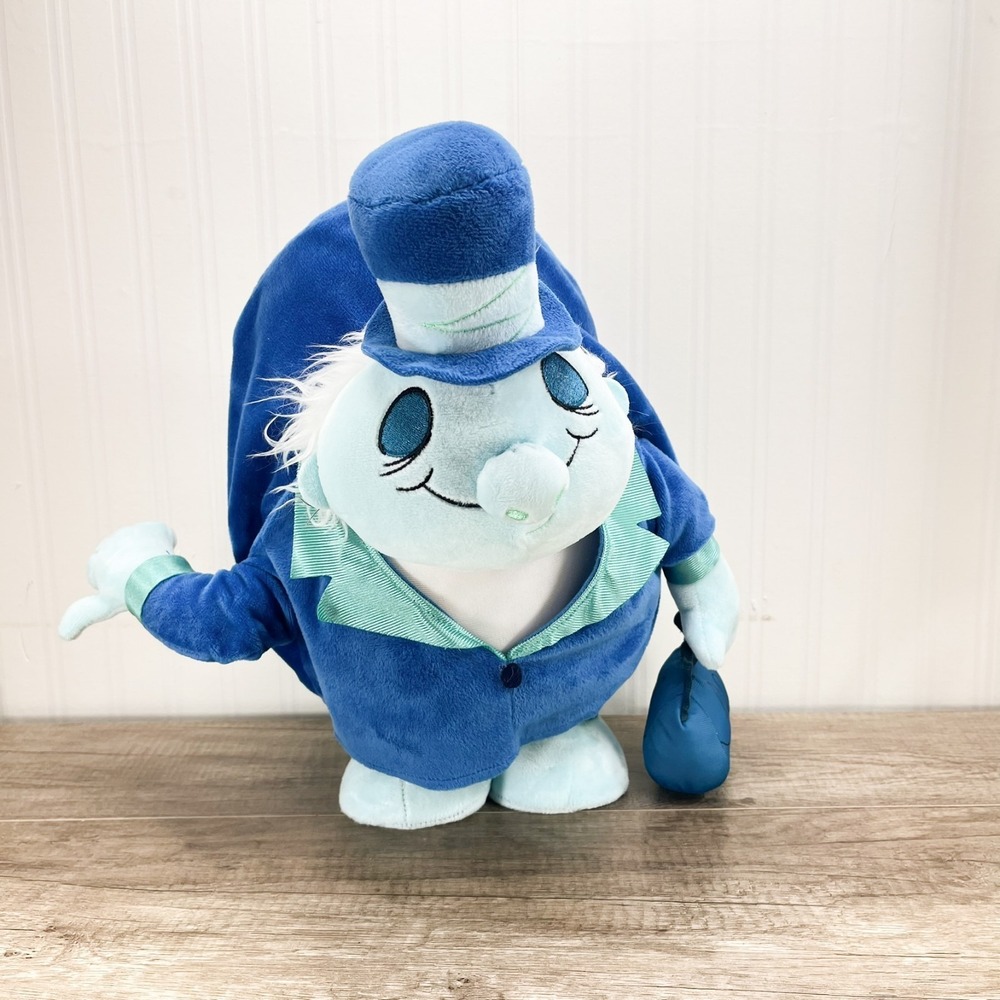 XL Disney Haunted Mansion Phineas Halloween Greeter Hitchhiking Ghost Plush 14"